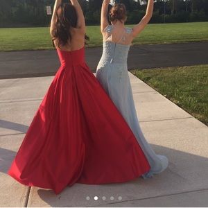 Red prom dress size 0